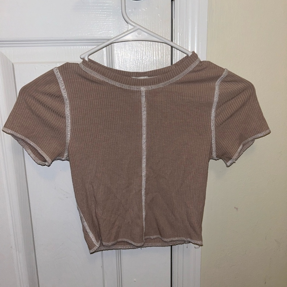 Garage cropped short sleeve